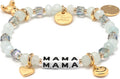 Mother's Day Gifts Word Bracelet - Colorful Beads & Brass Charm