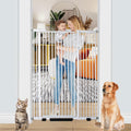 55.1 Inch Tall Baby Gate Auto Close Dog Gate Adjustable