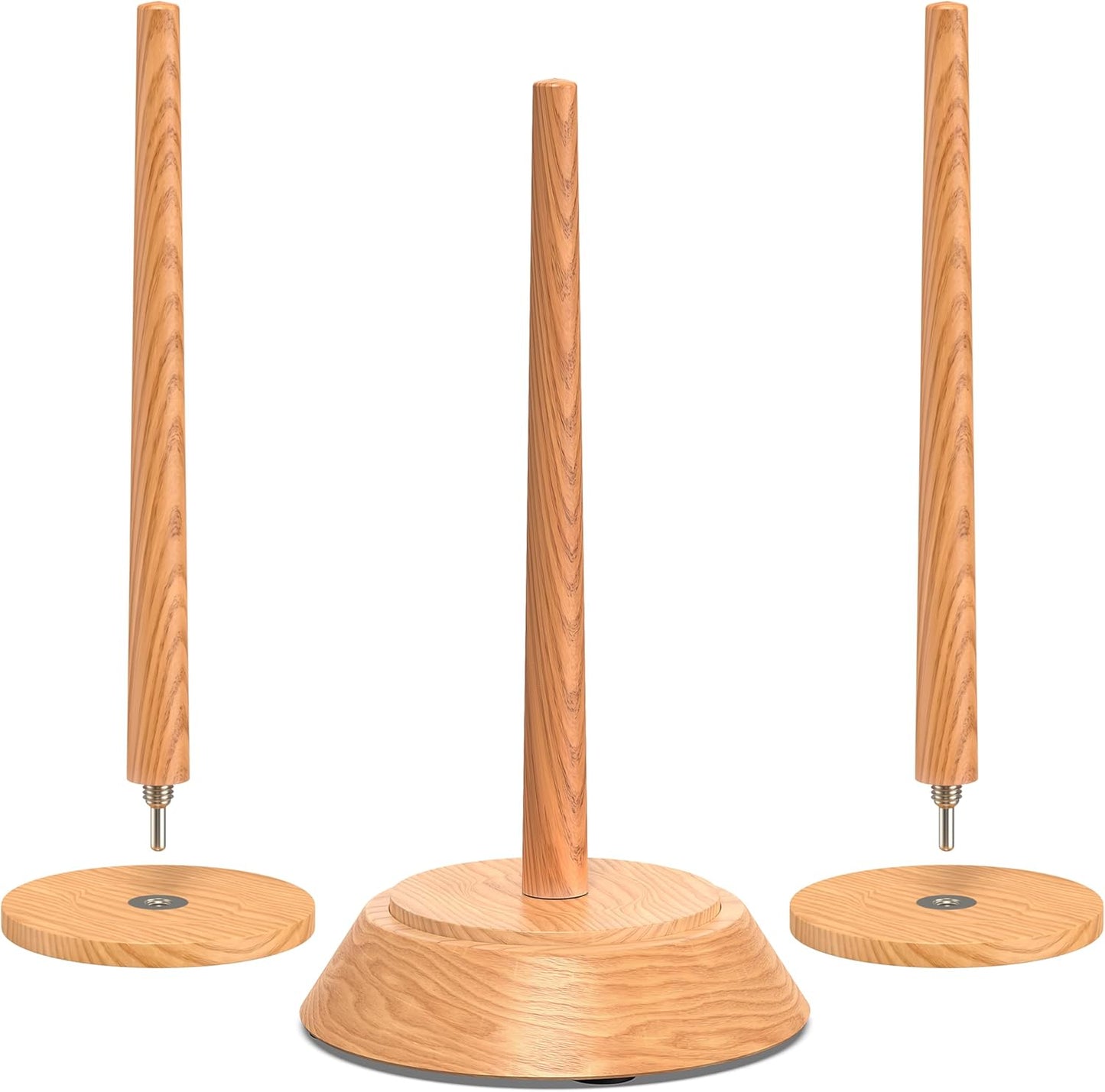 BARVA Yarn Holder Set for Chunky Yarn with Extra Spindles