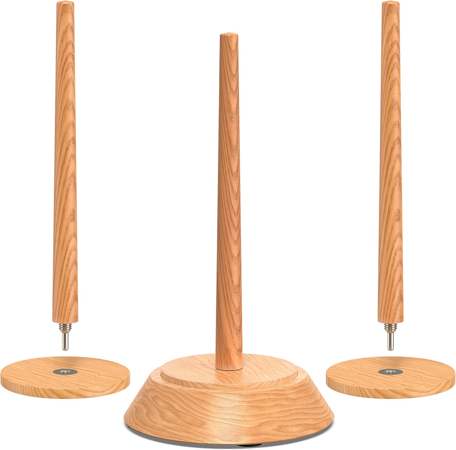 BARVA Yarn Holder Set for Chunky Yarn with Extra Spindles