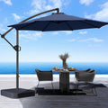 HOMSHADE 10ft Offset Patio Umbrella - Large Cantilever Shade