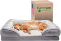 Cooling Gel Dog Bed Jumbo XL 40in x 32in - Plush Sofa Comfort