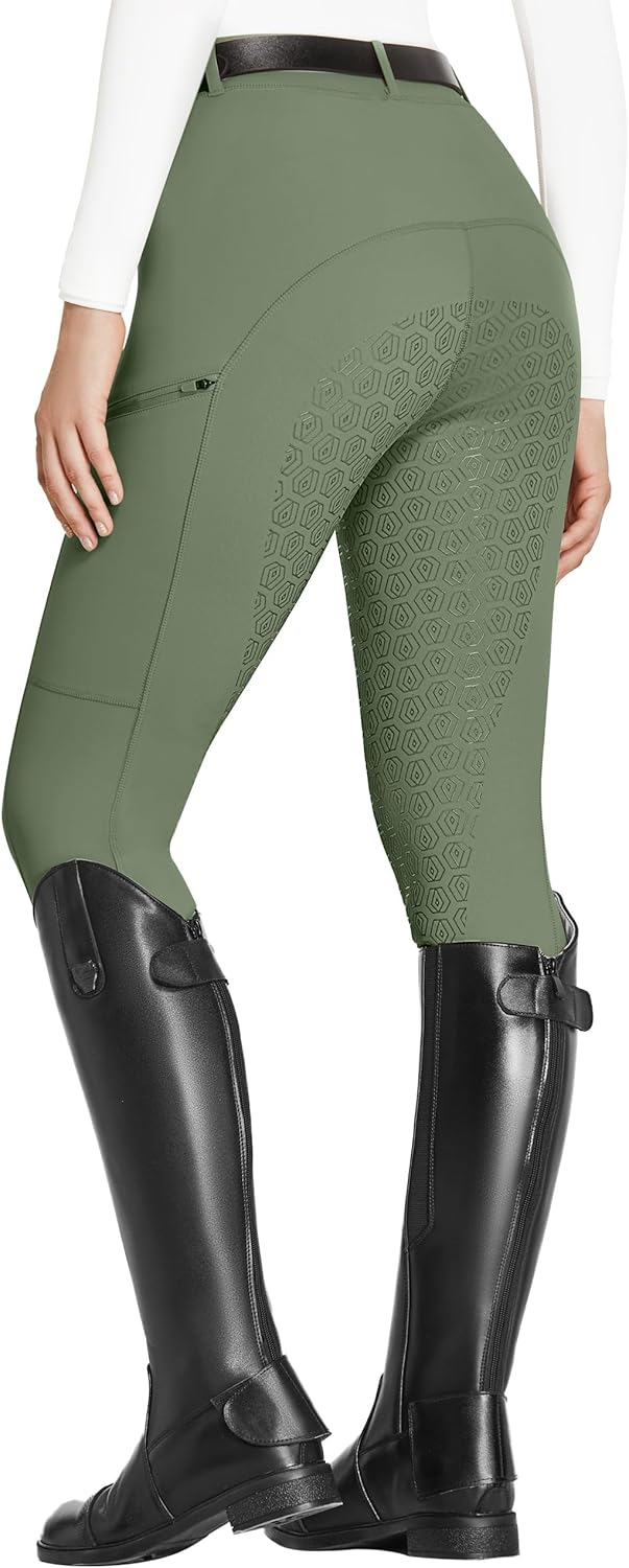 FitsT4 Sports Women's Full Seat Riding Tights for Equestrians