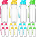 20 Pack 17 oz Sport Water Bottles - Lightweight Multicolor Set