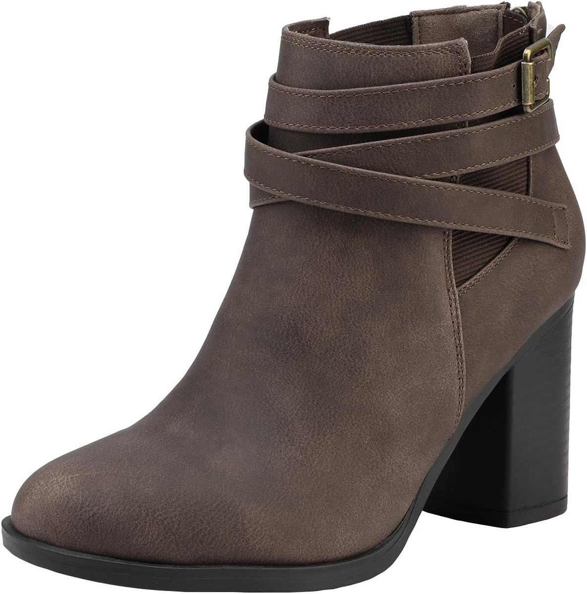 Chunky High Heel Ankle Boots for Women - Stylish Fall Booties