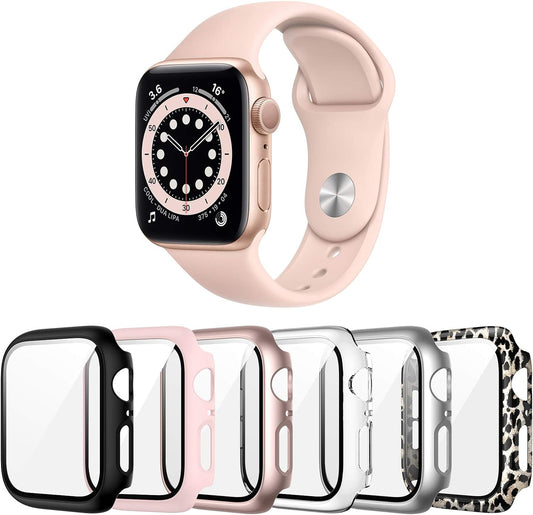 Apple Watch SE 6 Pack Case + Screen Protector