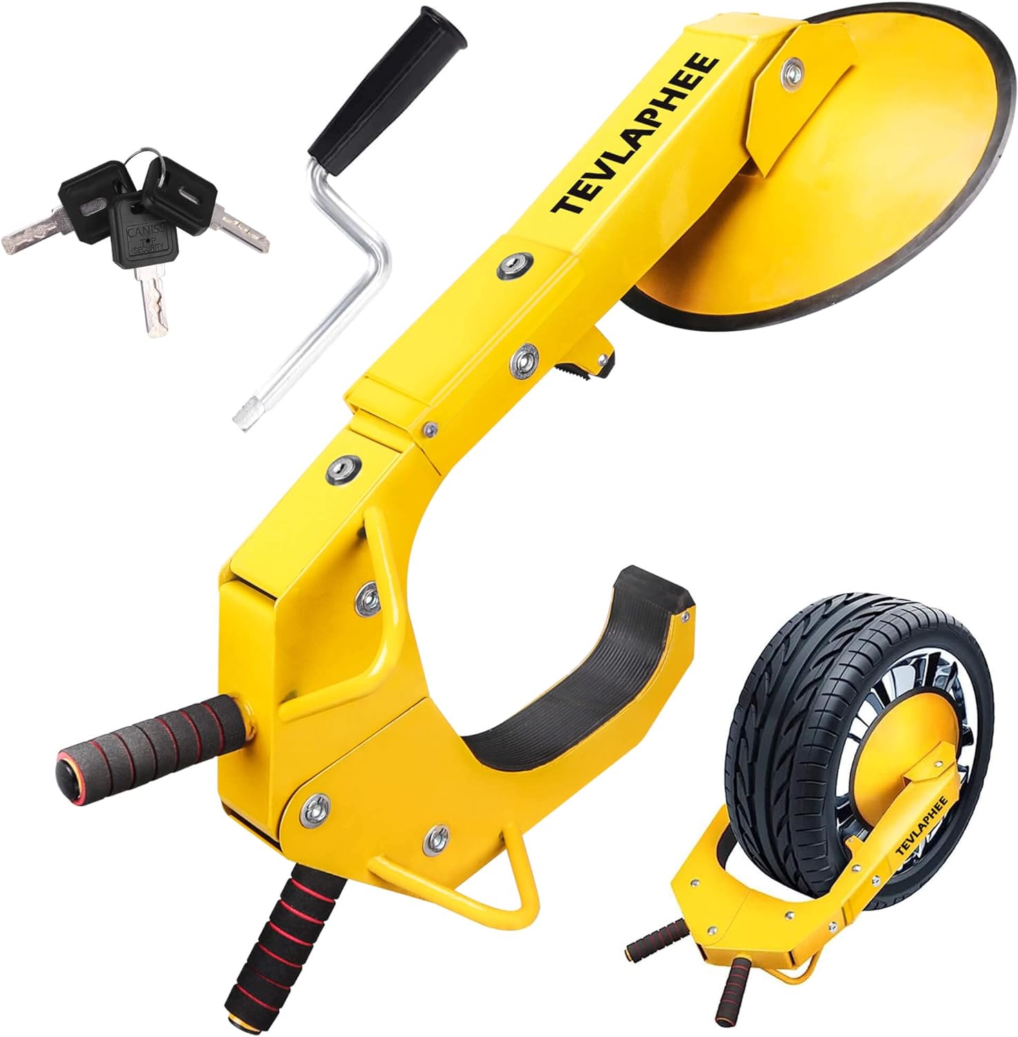 Tevlaphee Wheel Lock - Ultimate Anti-Theft Solution for Vehicles