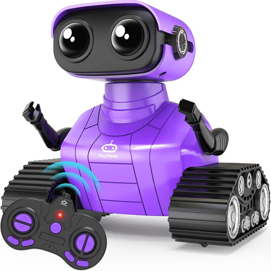 Rechargeable Emo Robot: Fun & Interactive RC Toy!