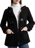 Sherpa Lined Winter Jackets for Women - Warm Fleece Hoodie Coat