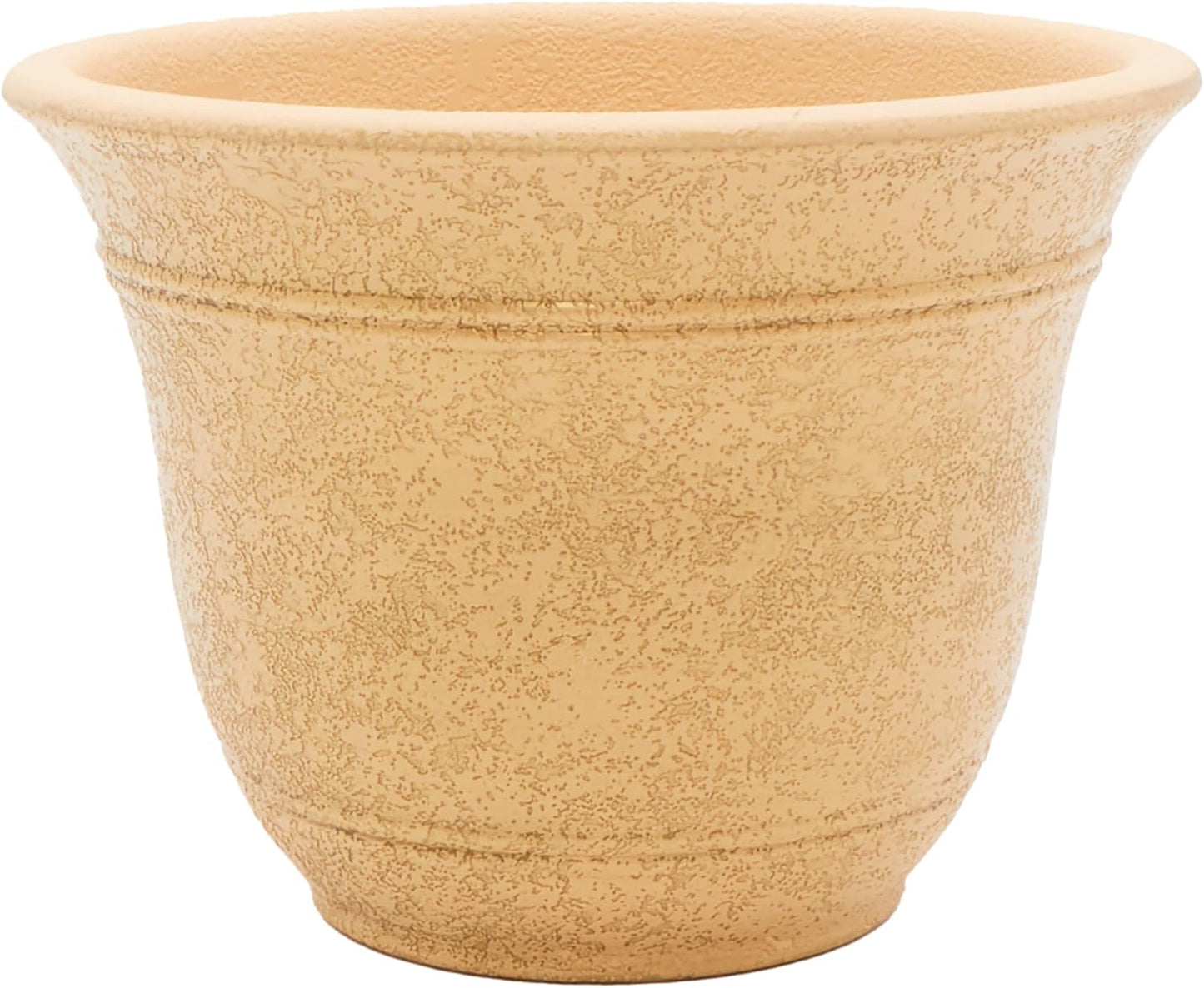 Sierra Round Self-Watering Pot - Durable Lightweight Planter