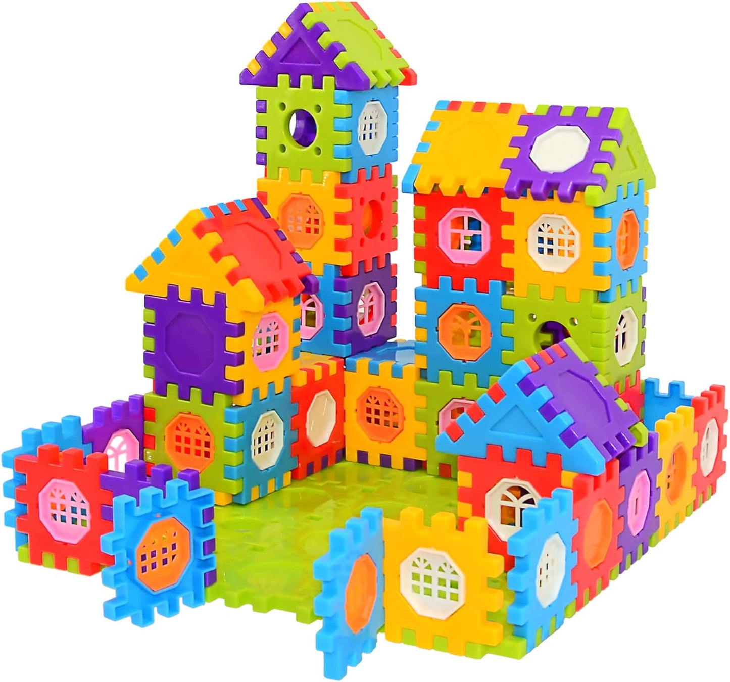 FUBAODA 180 Pcs STEM Building Blocks for Kids