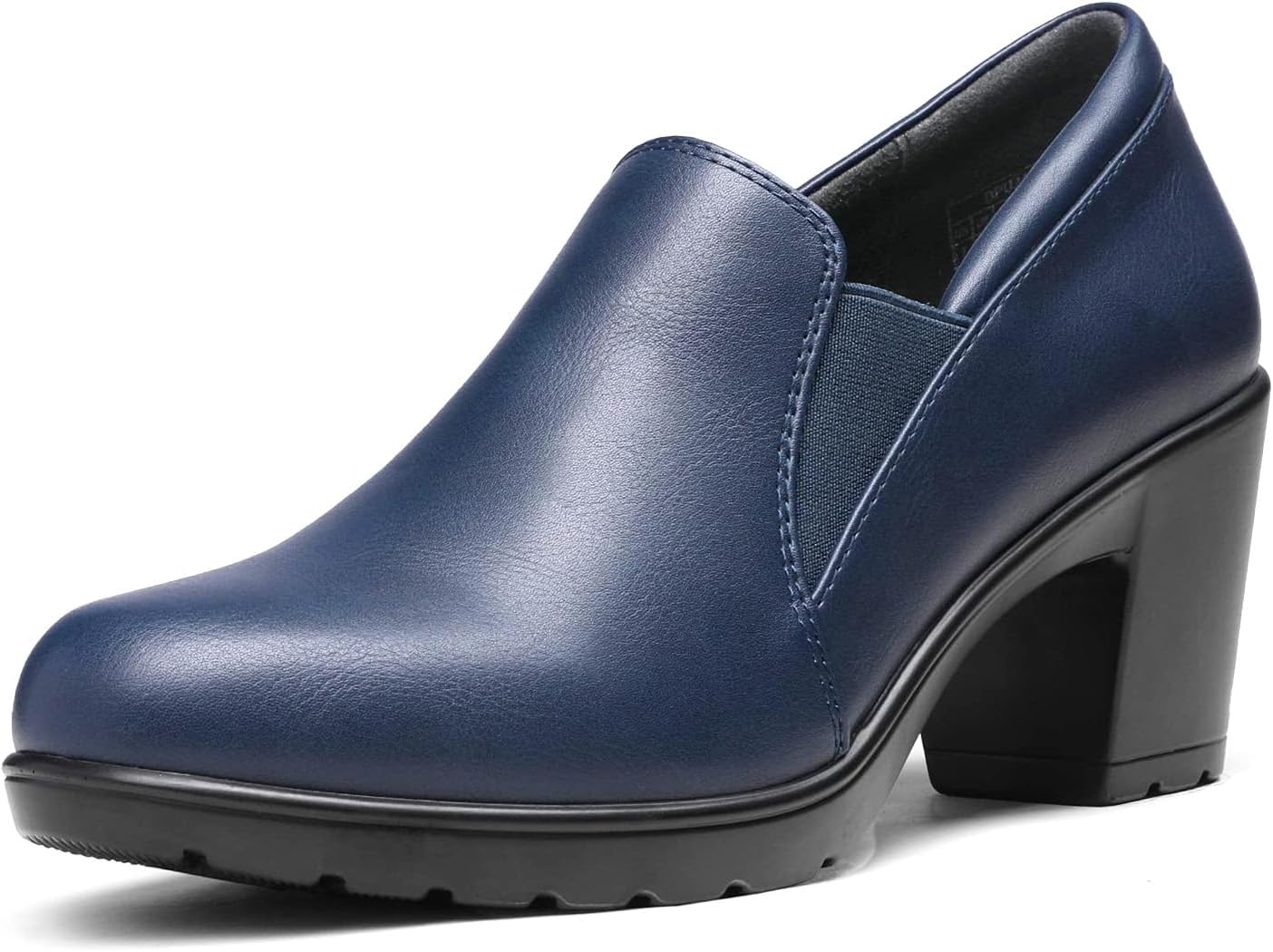 DREAM PAIRS Women's Low Chunky Block Heels for Office Wear