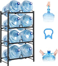 5 Gallon Water Bottle Holder 4 Tier Water Jug Rack - Space Saving