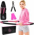 Weighted Fitness Hoop for Adults - Fun Core Workouts & Weight Loss