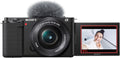 Sony Alpha ZV-E10 APS-C Vlog Camera Kit - Compact 4K Creator Tool