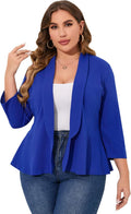 Women's Plus Size Casual Blazer by KOJOOIN for All Occasions