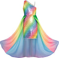Girls Sequin Formal Dress for Pageants and Weddings Size 6-14