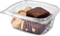32oz RPET Clear Hinged Lid Deli Container 200pcs - Clear, Eco-Friendly