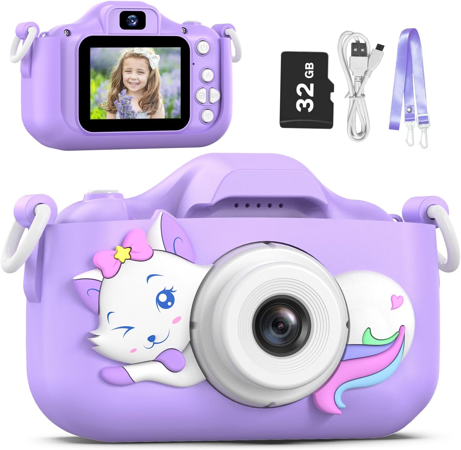 Capture Fun Moments: Kids Selfie Camera Set - Perfect Gift!