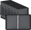 Zipper 3 Ring Binder 1.5 in - Refillable Clear File Organizer