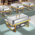 Chafing Dishes for Buffet 4 Pack - 9.5QT Buffet Warmers