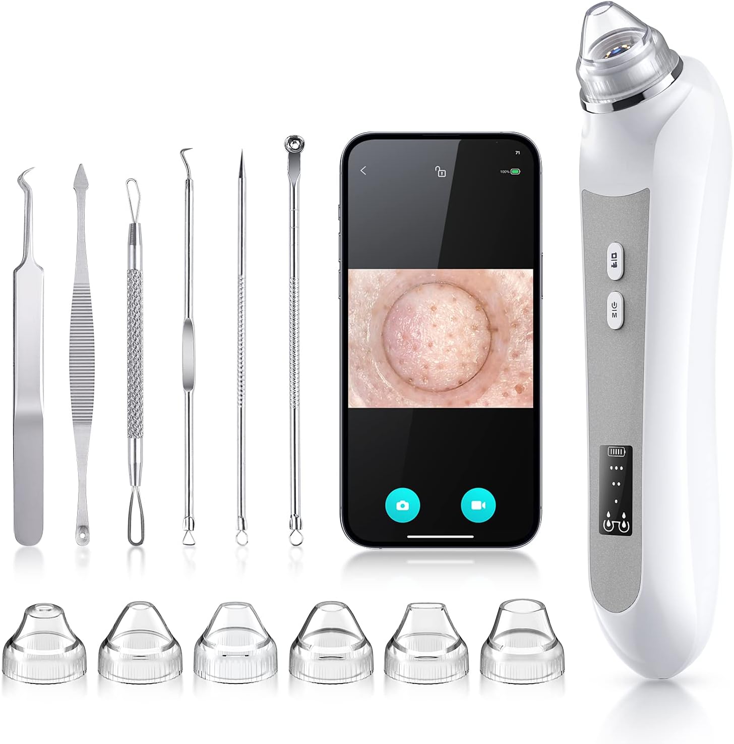 Blackhead Remover Vacuum with HD Camera for Clear Skin