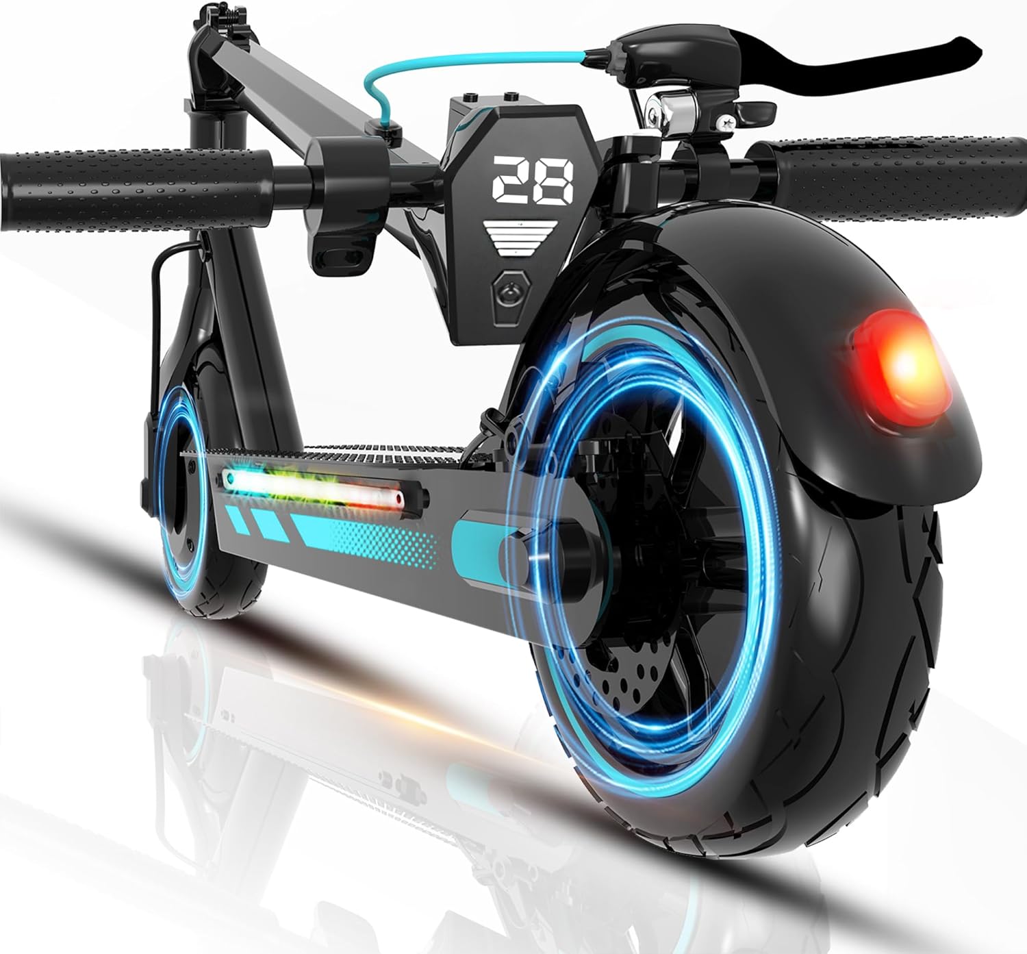 Electric Scooter for Adults with 28 MPH Speed and App Control