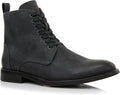 Polar Fox Men's Ankle Dress Boots - Versatile Plain-Toe Chukka