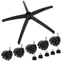 Frassie Office Gaming Chair Base Replacement for Heavy Duty Use