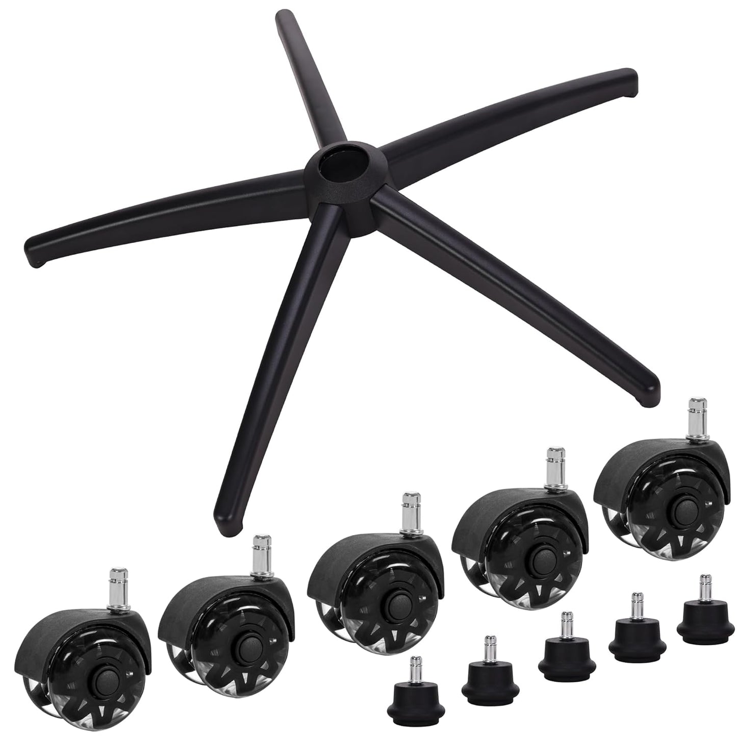 Frassie Office Gaming Chair Base Replacement for Heavy Duty Use
