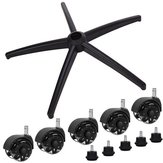 Frassie Office Gaming Chair Base Replacement for Heavy Duty Use