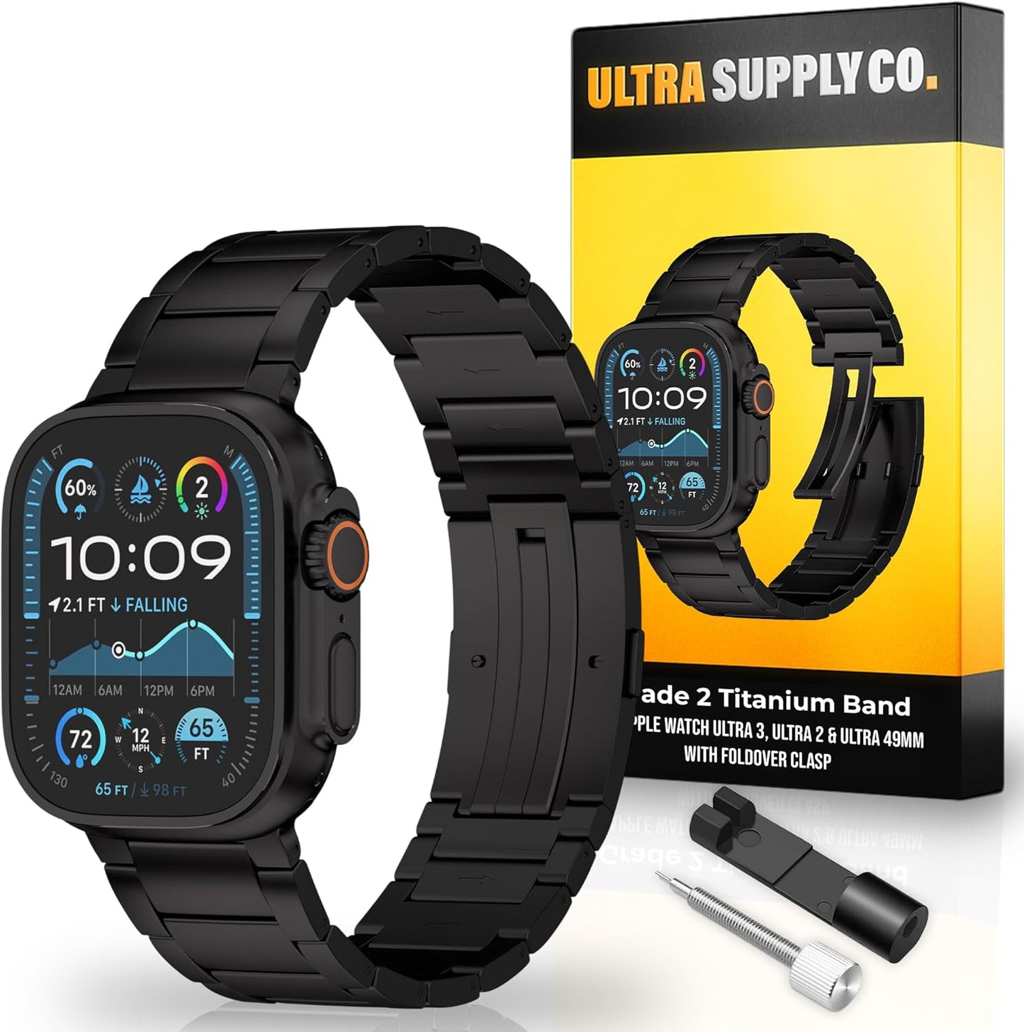 49mm Titanium Band for Apple Watch Ultra 3, 2, 1 & Older