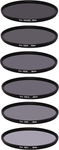 ICE 52mm 6 ND Filter Set Slim ND1000 ND64 ND32 ND16 ND8 ND4 - Slim