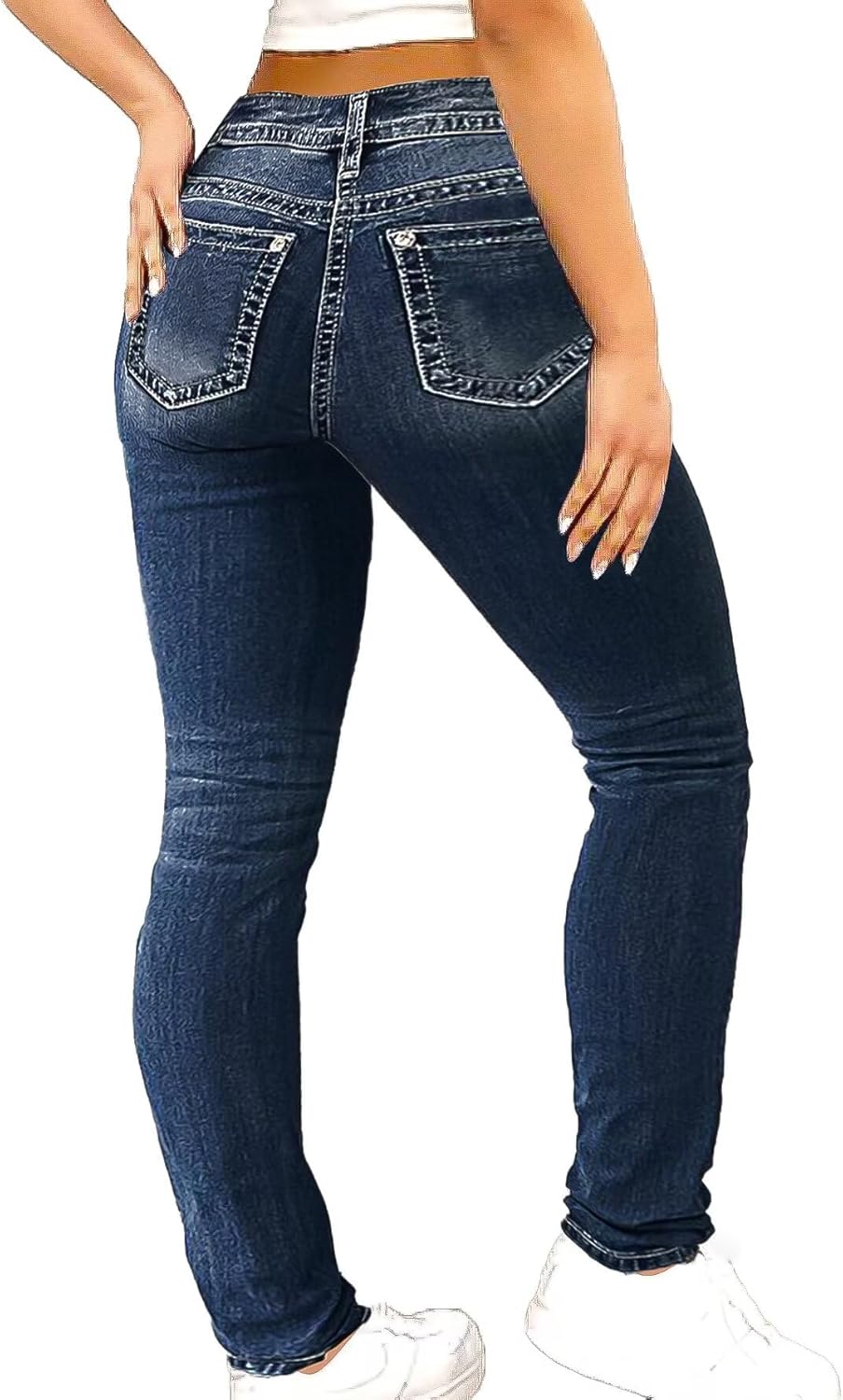 Flamingals Women's Butt Lifting Skinny Leg Jeans for Comfort