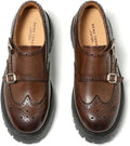 Chunky Loafers for Women Leather Platform Loafers - Dressy Comfort