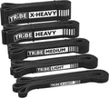 Long Resistance Bands for Working Out - Set of 5 Pull-Up Bands