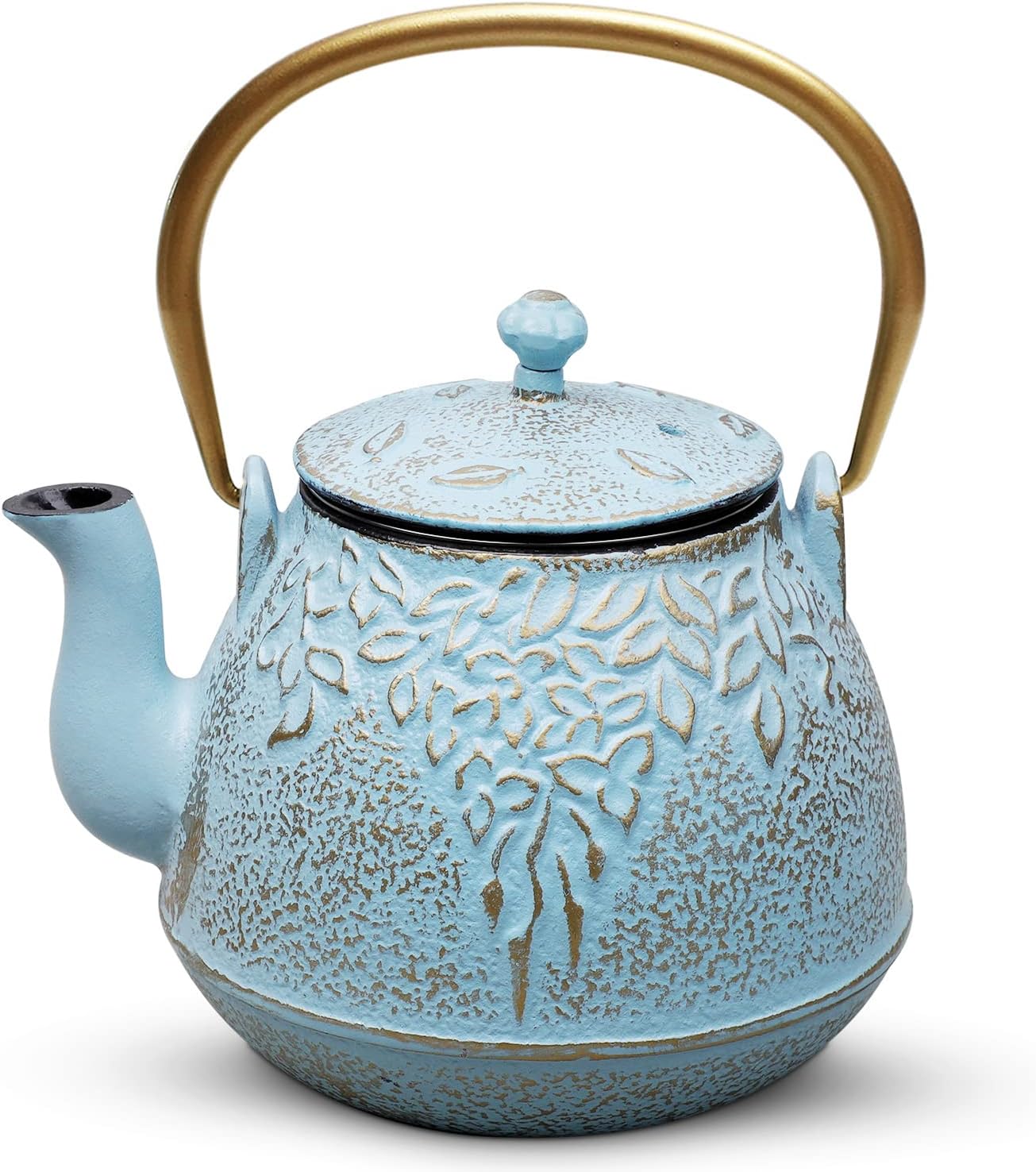 TOPTIER Japanese Cast Iron Tea Kettle with Infuser for Tea Lovers