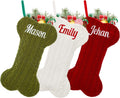 Personalized Pet Christmas Stocking 18 in - Custom Name Knit Stockings