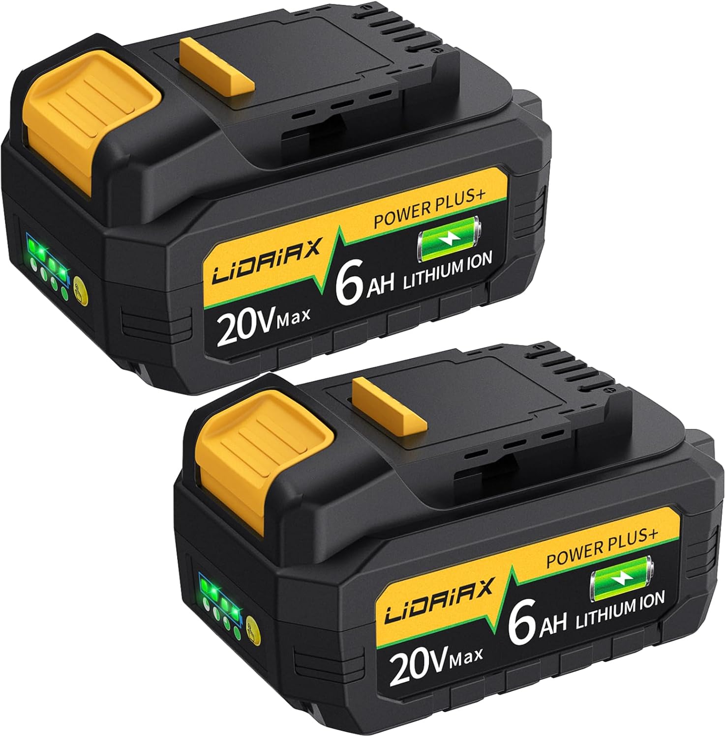 100% True Capacity Replacement for Dewalt 20V Max Battery Pack