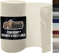 powerGRIP Drawer and Shelf Liner Cream 17.5in x 20ft - Strong