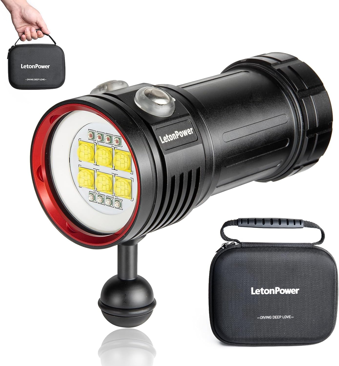 Sealion L15 10000 Lumens Diving Flashlight for Underwater Sports