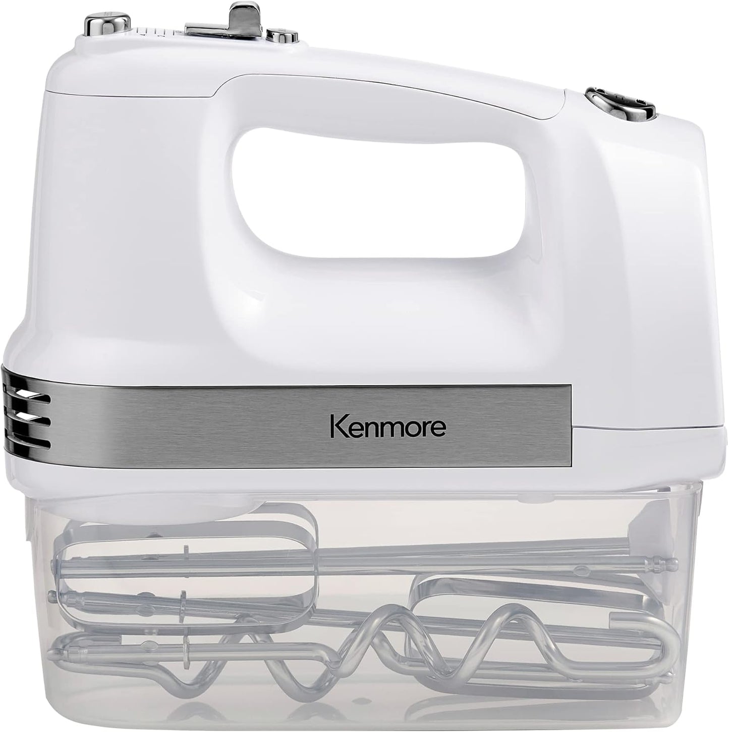 Koolatron Kenmore Hand Blender: Retractable Cord, Burst Control, 5 Speed Compact