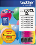 Brother Genuine High Yield Color Ink Cartridge Three-Pack - Reliable
