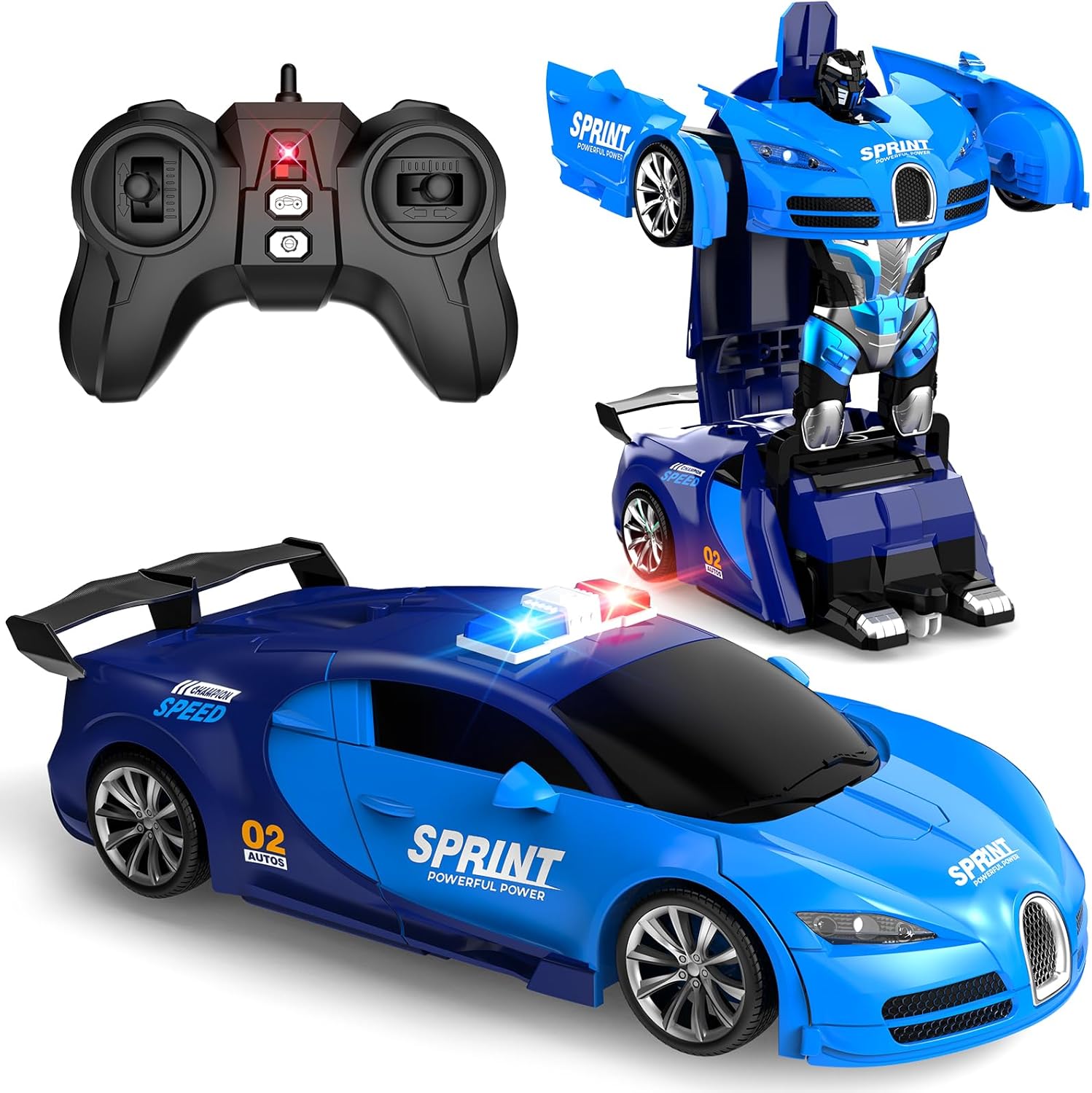 Transforming Robot RC Car - SnowRap 2.4GHz