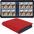 60 Pockets Graded Card Binder - Compact PSA Slab Album (Red)