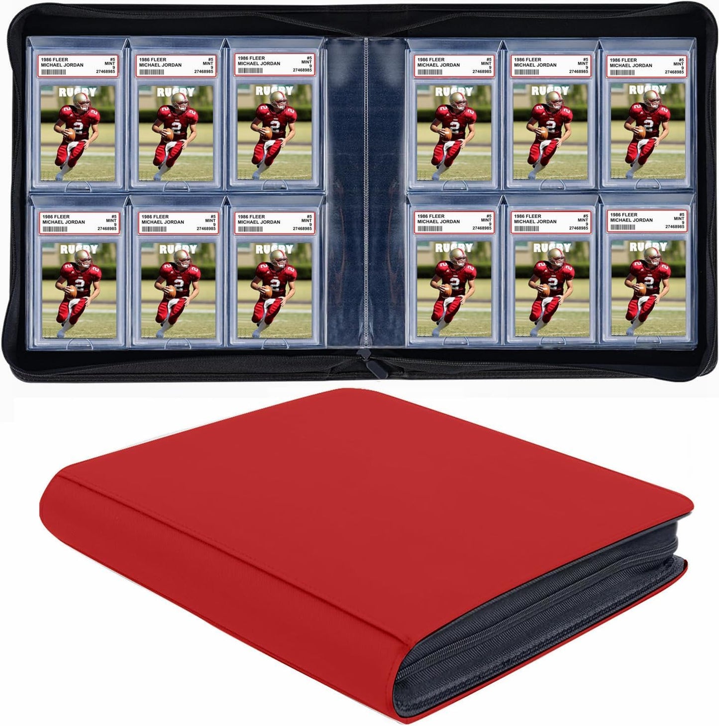60 Pockets Graded Card Binder for PSA Slab Storage and Display