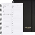 Daily Planner Undated To Do List Notebook - Portable Hourly Planner