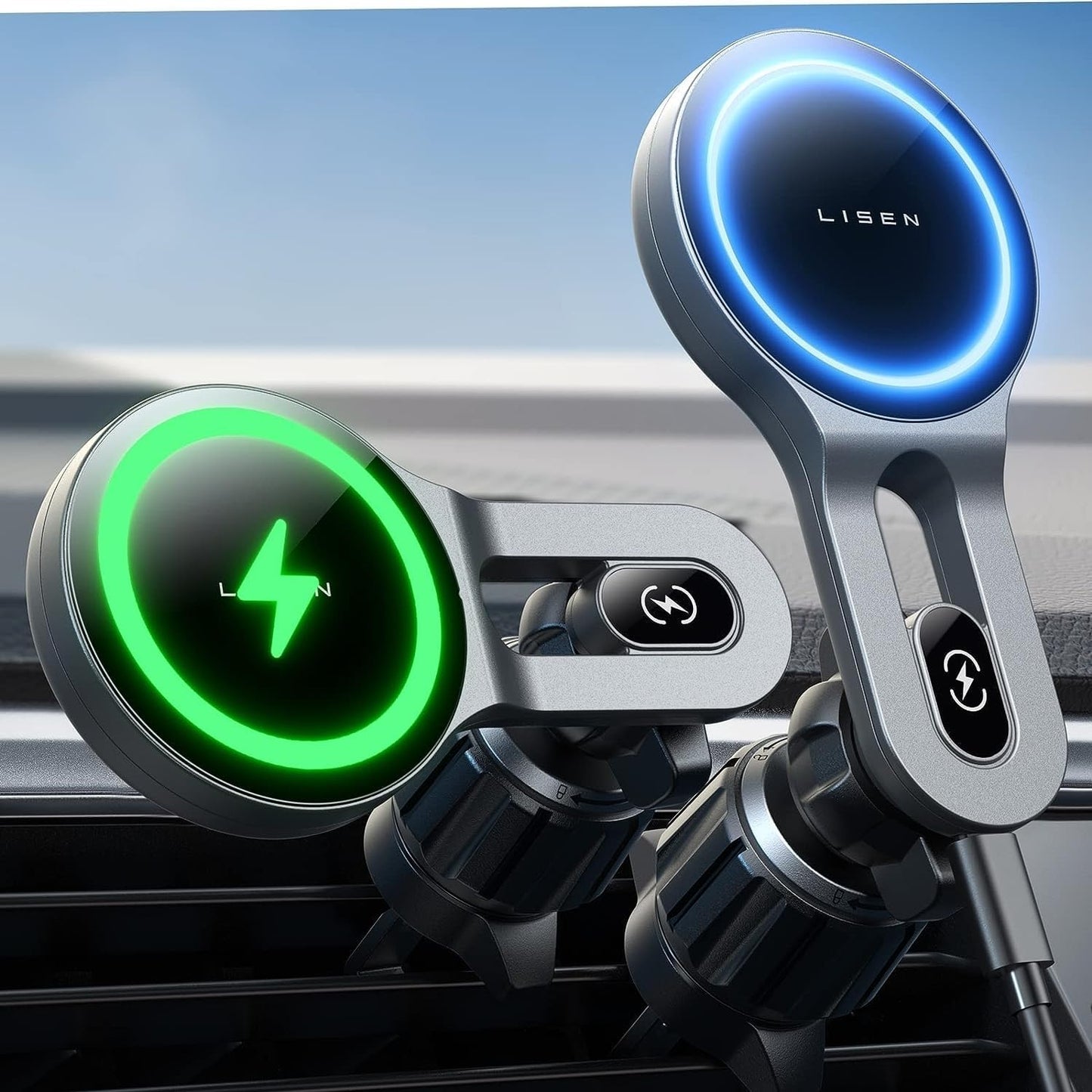 Magnetic 15W Car Charger for iPhone - LISEN