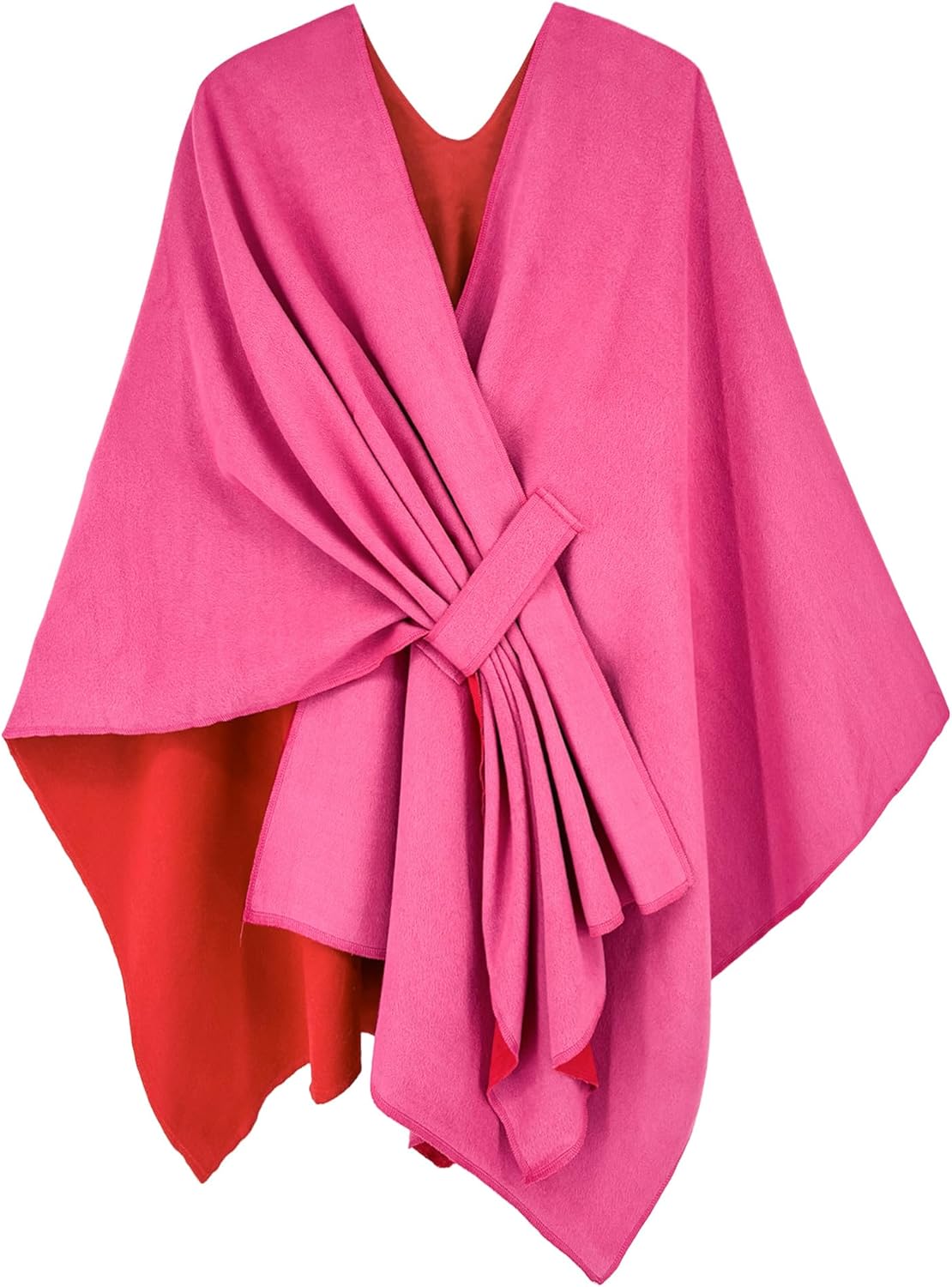 Moss Rose Women's Shawl Wrap Poncho for Fall and Winter Wear