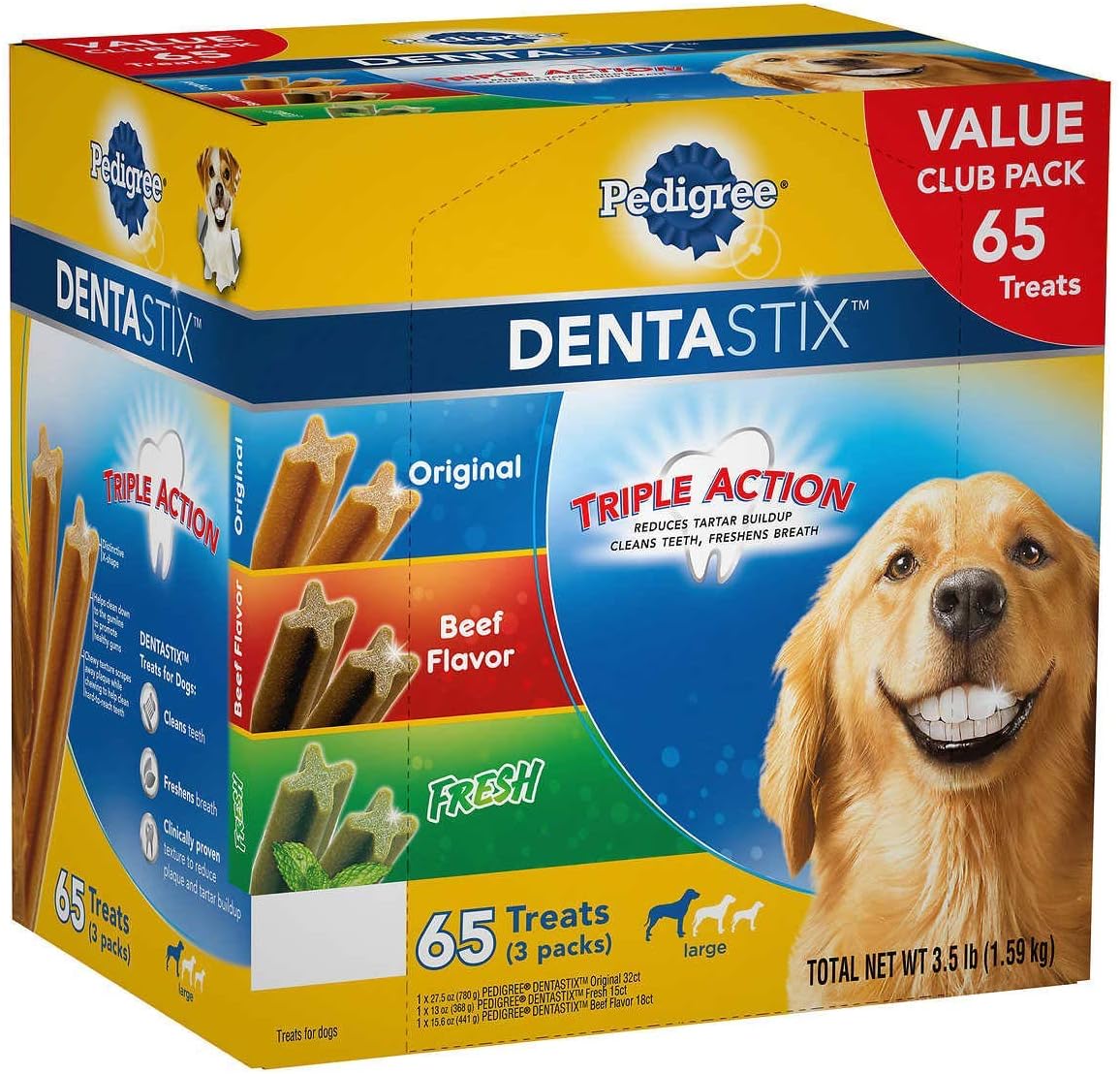 Pedigree Dentastix Variety Pack for Healthy Teeth and Gums